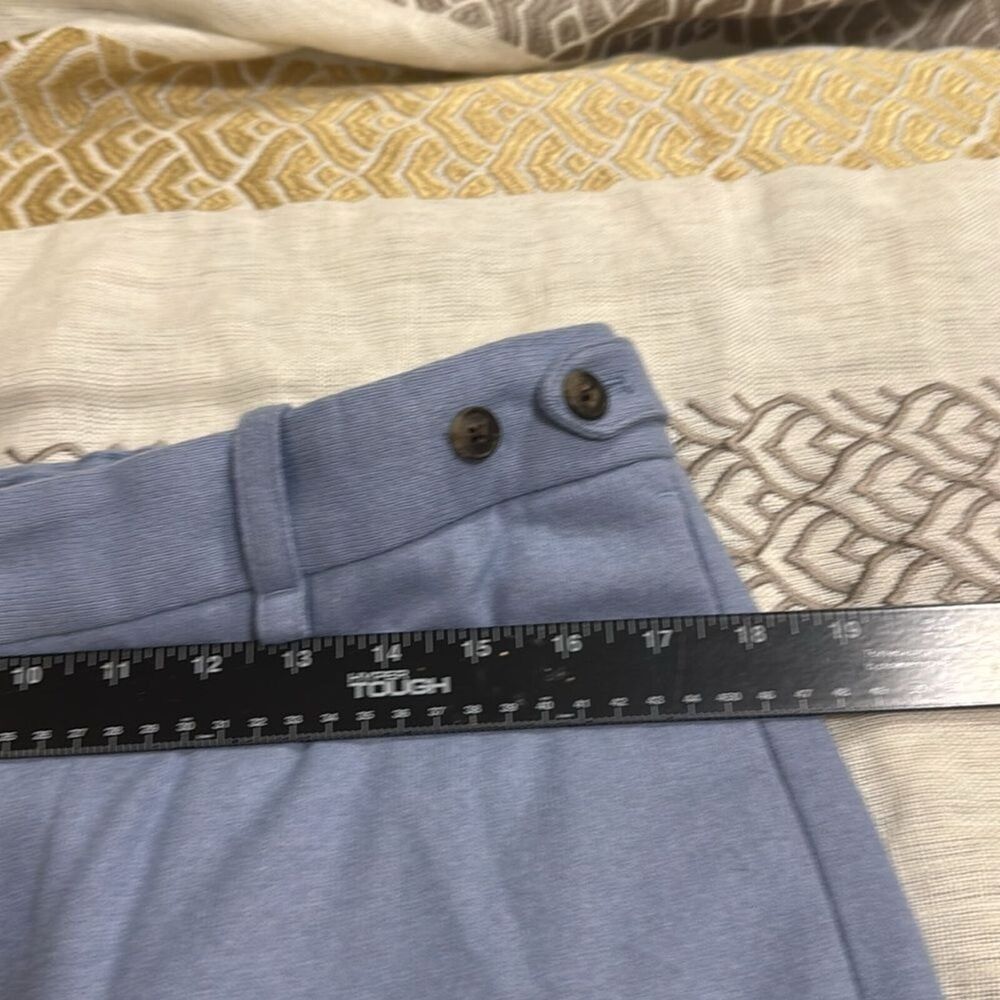 (R) Banana Republic Italian Wool Blend Wide Leg Pant, Blue SIZE 14 S br #773535 - Picture 8 of 11